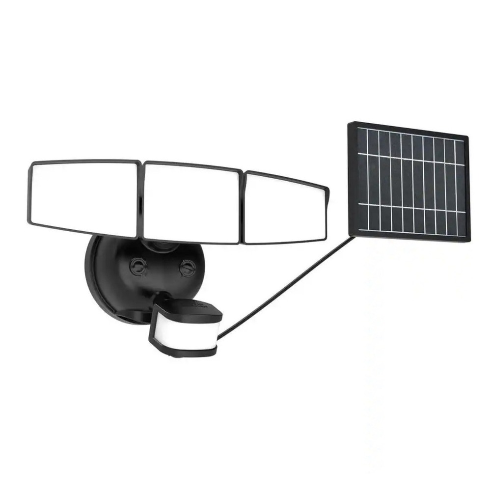 Halo Next Gen Solar-Powered LED Security Floodlight, 3 Head W/ Motion Sensing,